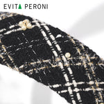 Adela Woolen Fabric Headband - EVITA PERONI OFFICIAL