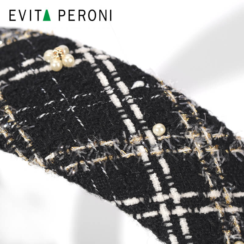 Adela Woolen Fabric Headband - EVITA PERONI OFFICIAL