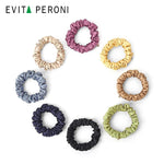 Silvia Silk Small Scrunchies - EVITA PERONI OFFICIAL